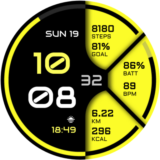 Run Watch Face Android Screenshot