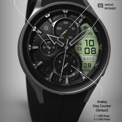 S4U Assen - Hybrid watch face Android Screenshot 3