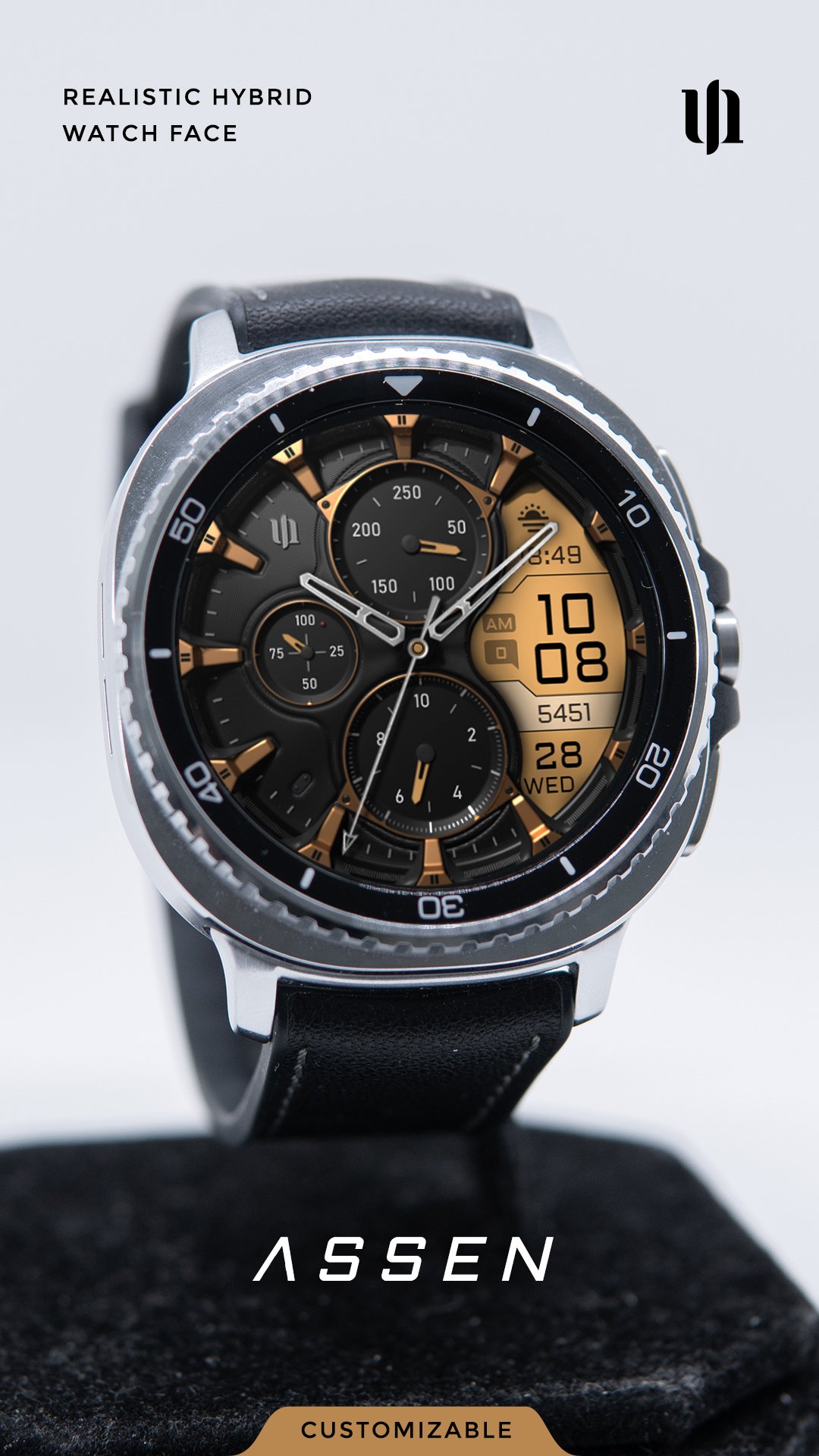 S4U Assen - Hybrid watch face Android Screenshot
