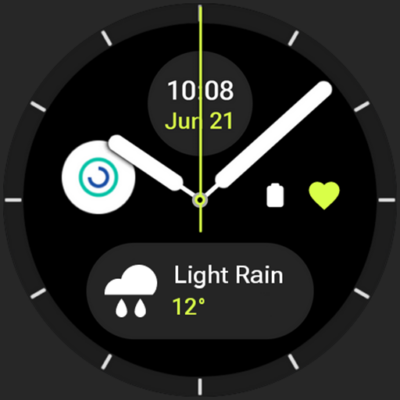 Simple Analog: Watch face Android Screenshot