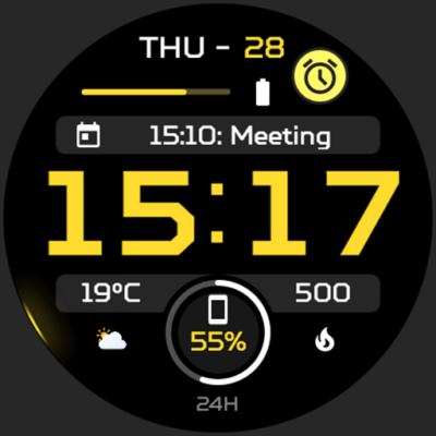 TACT Q: Watch face Android Screenshot
