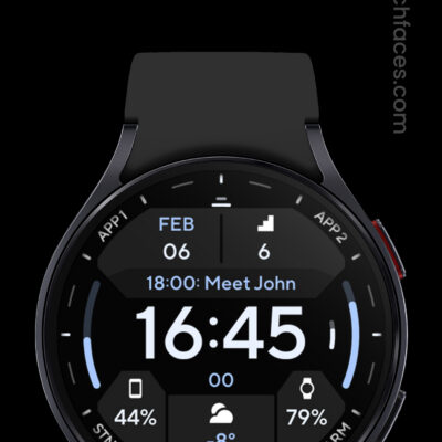 TACT TWO: Watch face Android Screenshot 2