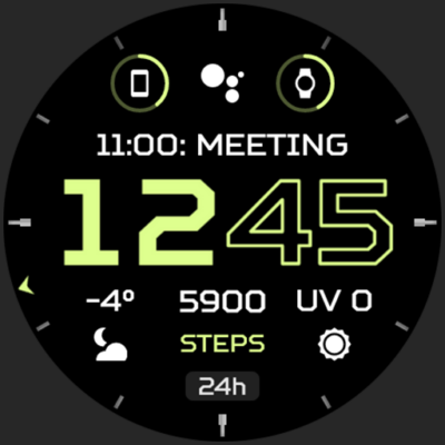 TACT x: Watch Face Android Screenshot