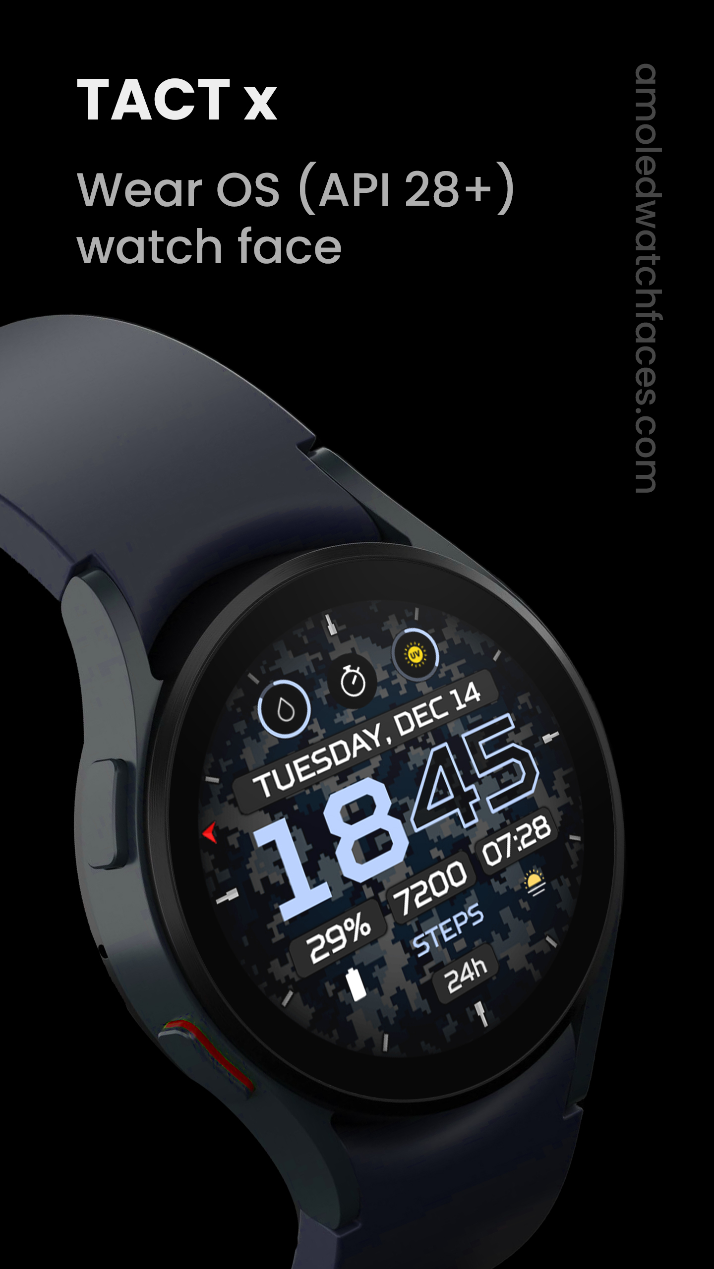 TACT x: Watch Face Android Screenshot 2
