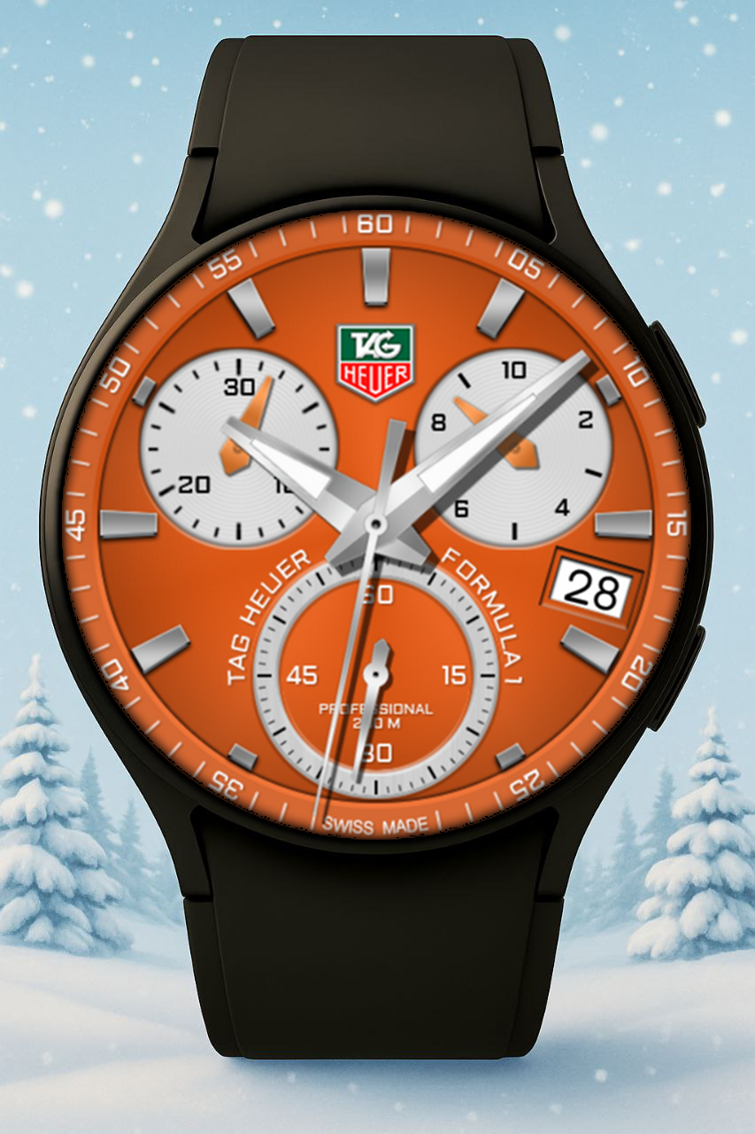 TAG HEUER FORMULA 1 Watch FACE Android Screenshot 2