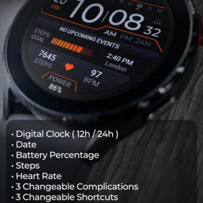 TVV02 Elegant Watch Face Android Screenshot 4