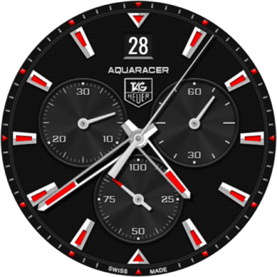 Tag Heuer Aquaracer watch face Android Screenshot