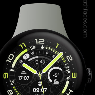 Ultra Analog Watch Face Android Screenshot 3