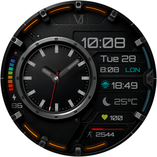 VJ ALTAY Hybrid watch face Android Screenshot