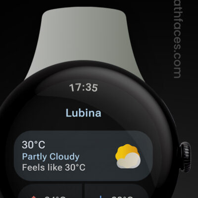 Weather Complications: Wear OS Android Screenshot 2