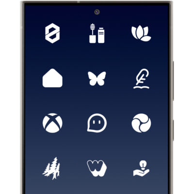 White Moonlight Icon Pack Android Screenshot 3
