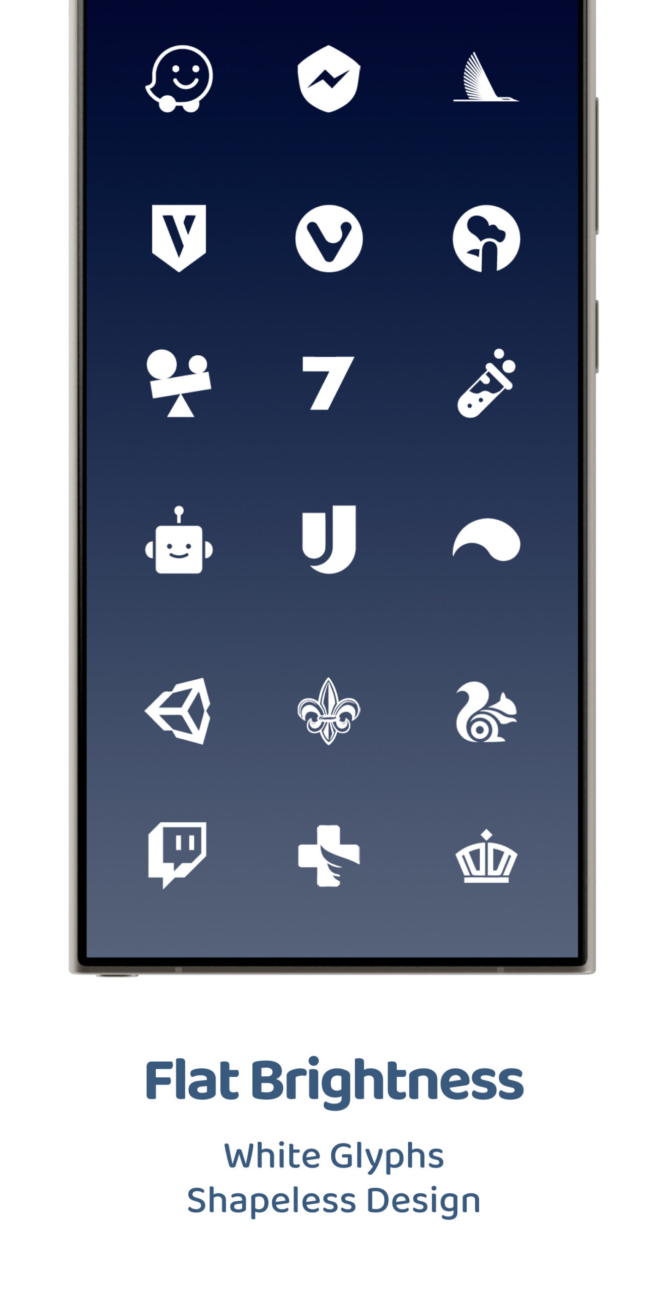 White Moonlight Icon Pack Android Screenshot 4