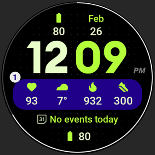 Widgets 2: Watch face Android Screenshot