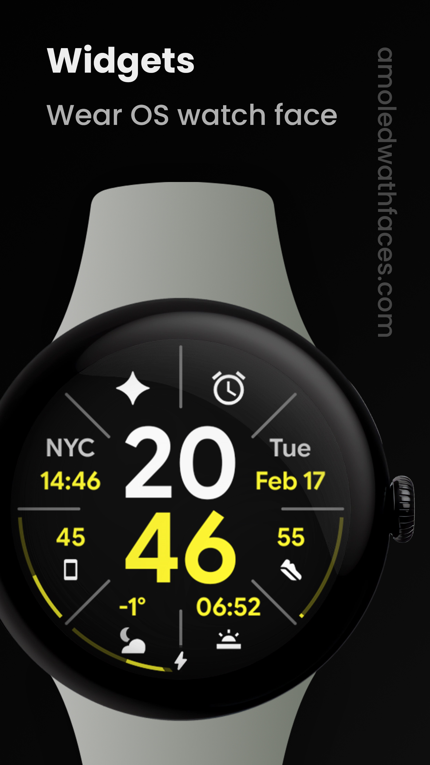 Widgets Watch Face Android Screenshot 2