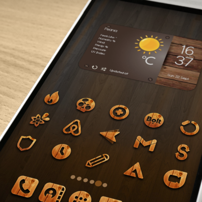WoodRustic Icon Pack Android Screenshot 3