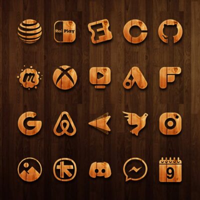 WoodRustic Icon Pack Android Screenshot 4