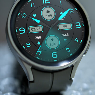 ZKin Watch Blue Firefly Quartz Android Screenshot 4