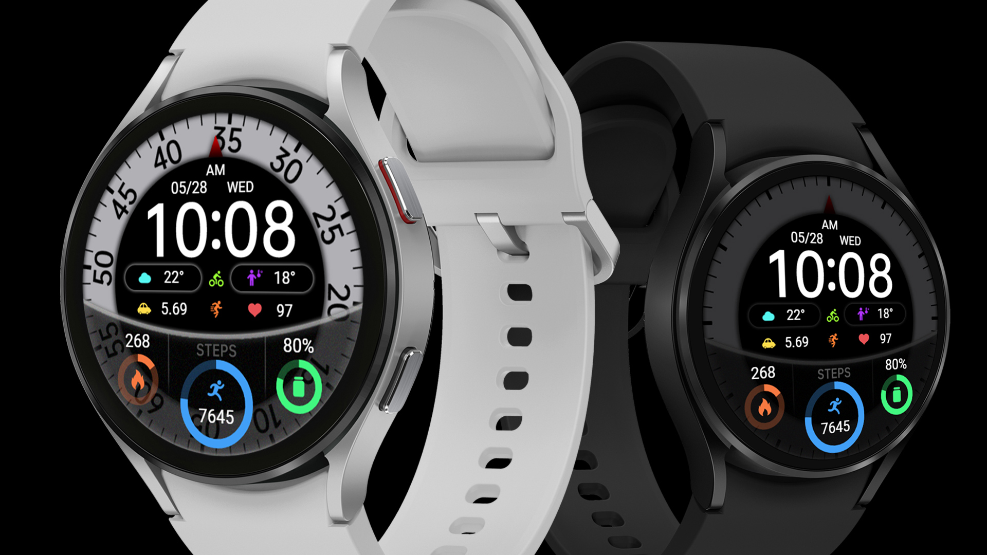 ZKin WatchFace Glass Turntable Android Screenshot 4