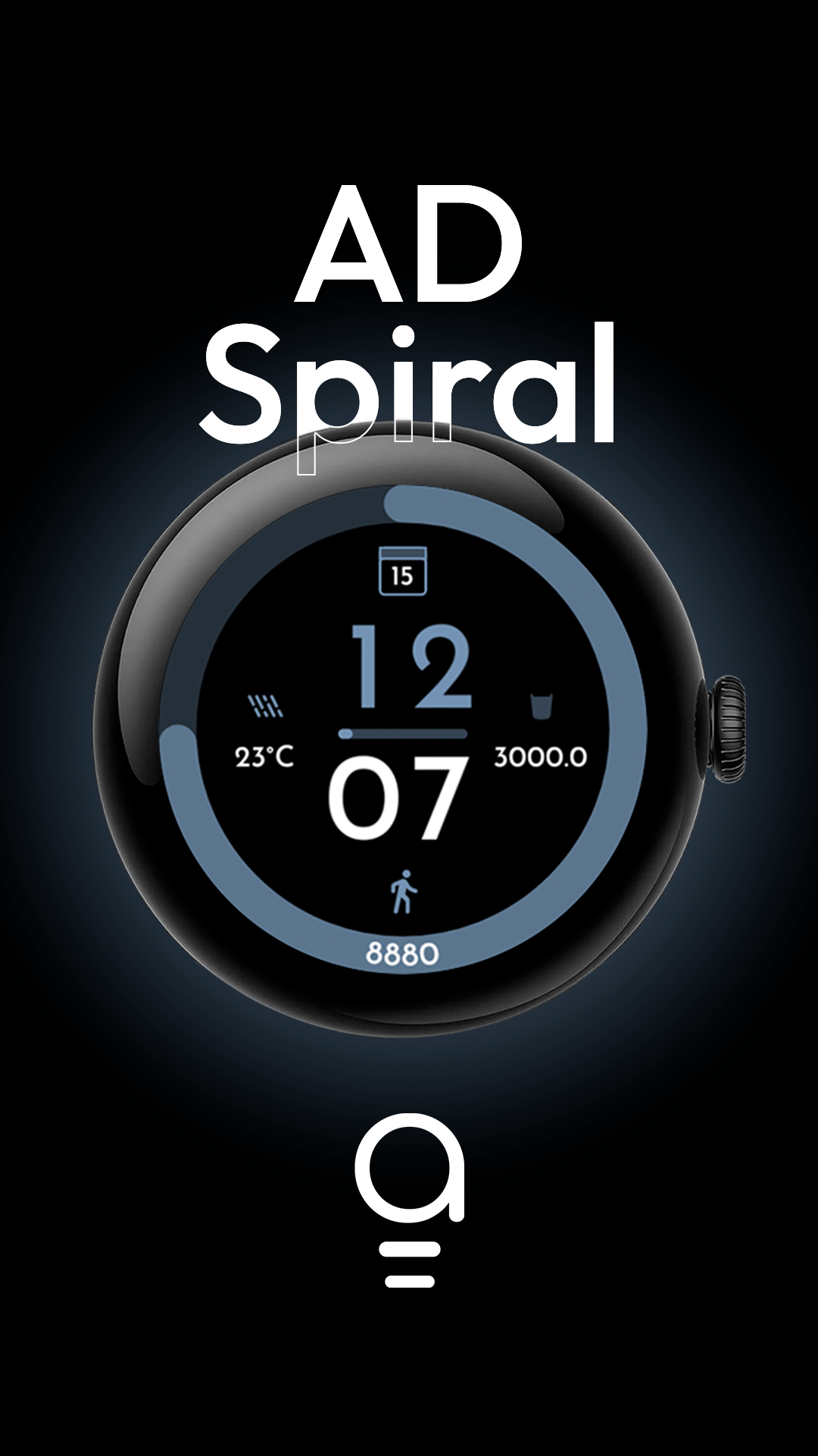 AD Spiral - Watch Face Android Screenshot 2