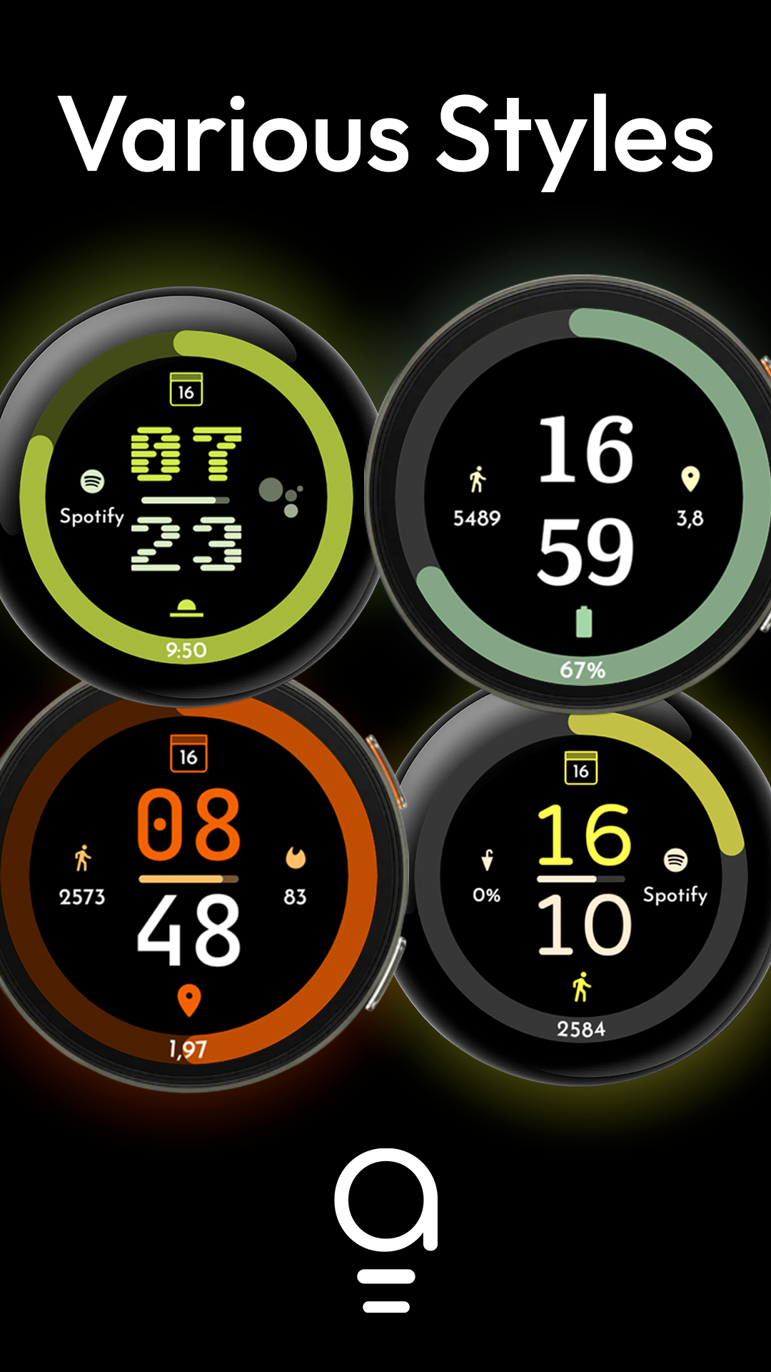 AD Spiral - Watch Face Android Screenshot 4