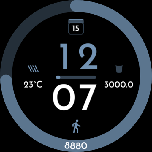AD Spiral - Watch Face Android Screenshot