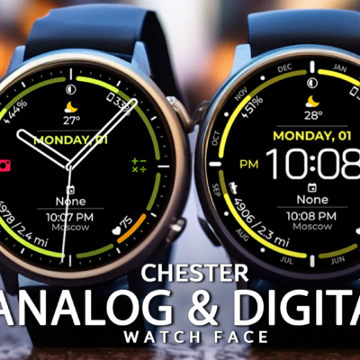 Analog & Digital watch face Android Screenshot 2