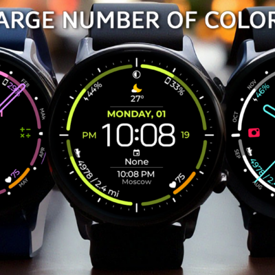 Analog & Digital watch face Android Screenshot 3