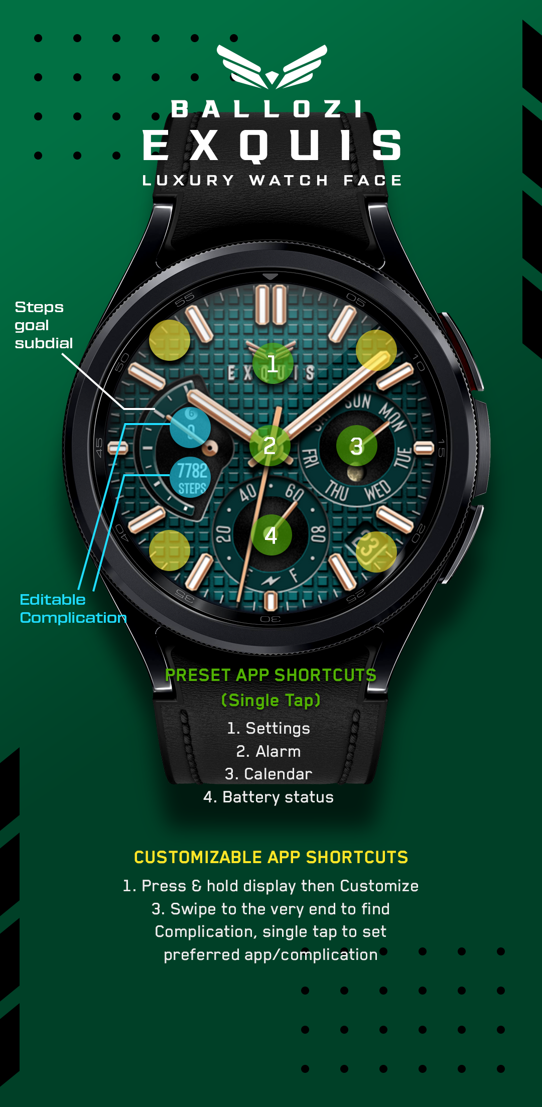 Ballozi EXQUIS Luxury Face Android Screenshot 2