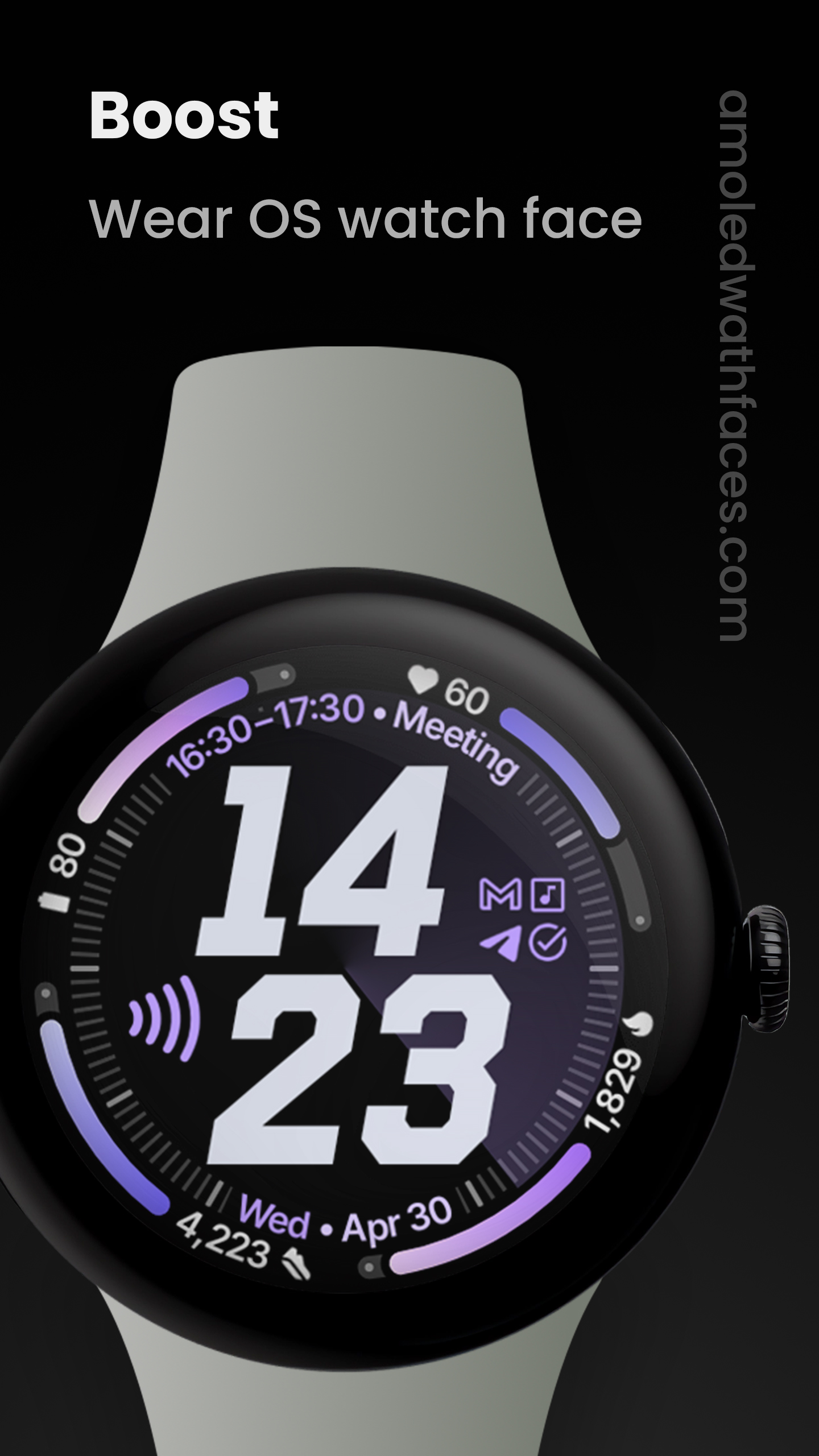 Boost Watch Face Android Screenshot 2