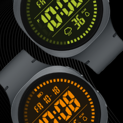 CELEST5593 Retro Digital Watch Android Screenshot 3