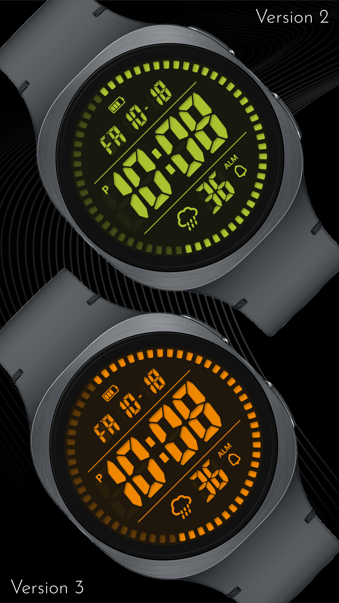 CELEST5593 Retro Digital Watch Android Screenshot 3