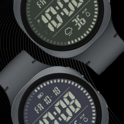 CELEST5593 Retro Digital Watch Android Screenshot 4