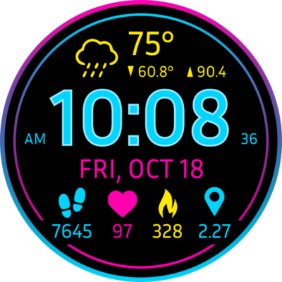 CELEST5594 Sport Watch Android Screenshot