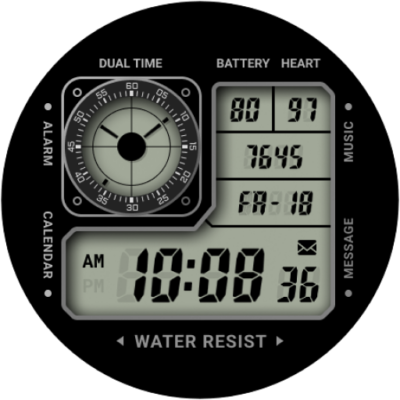 CELEST5616 Retro Digital Watch Android Screenshot