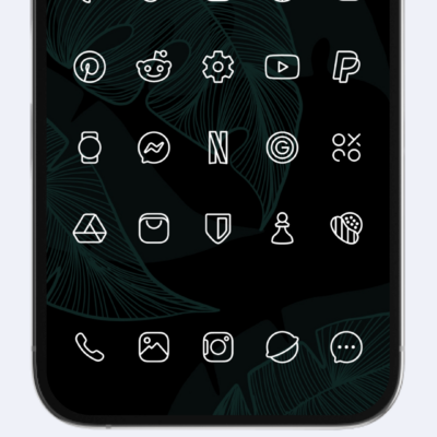 Caelus White: linear icon pack Android Screenshot 3