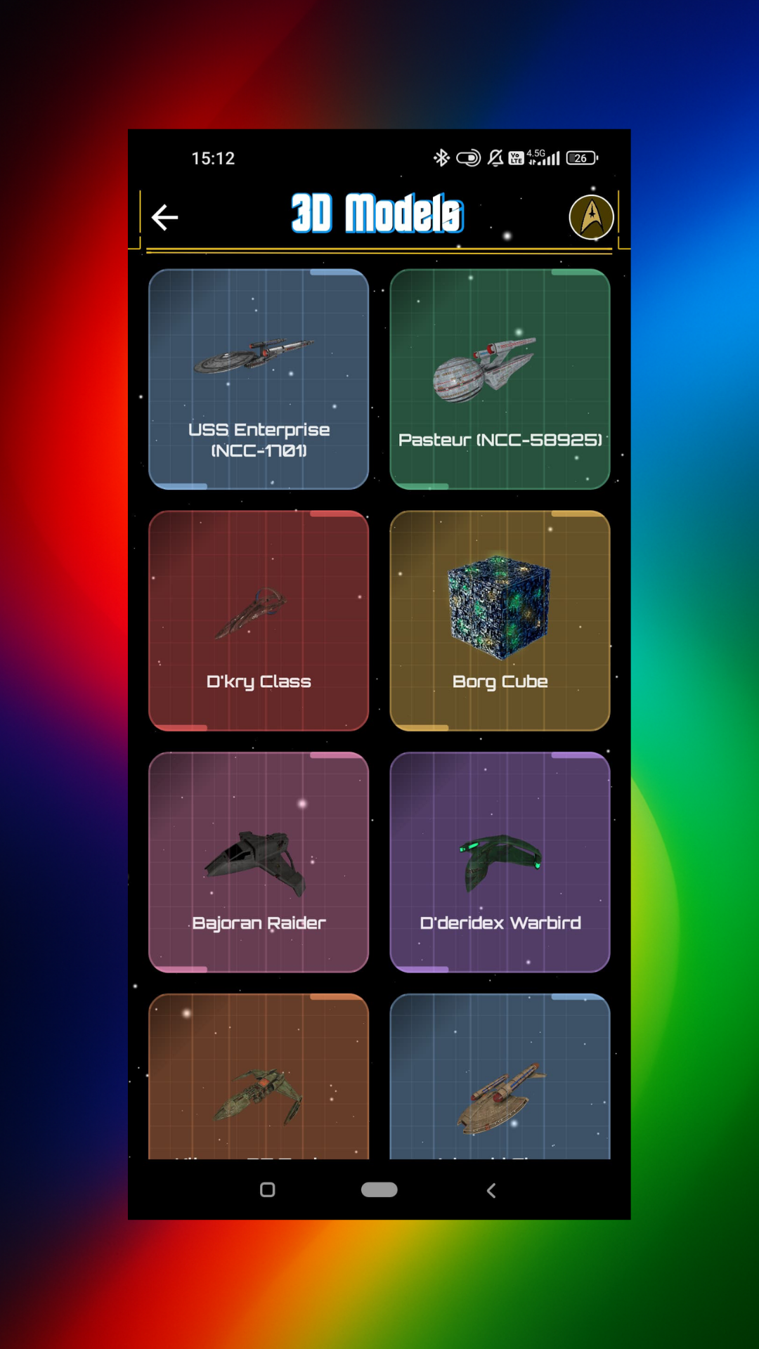 Captain's Log of Star Trek Android Screenshot 3
