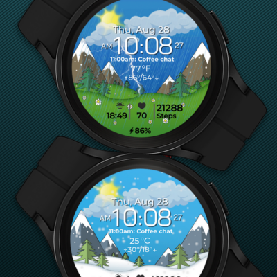Chester Seasons watch face Android Screenshot 2