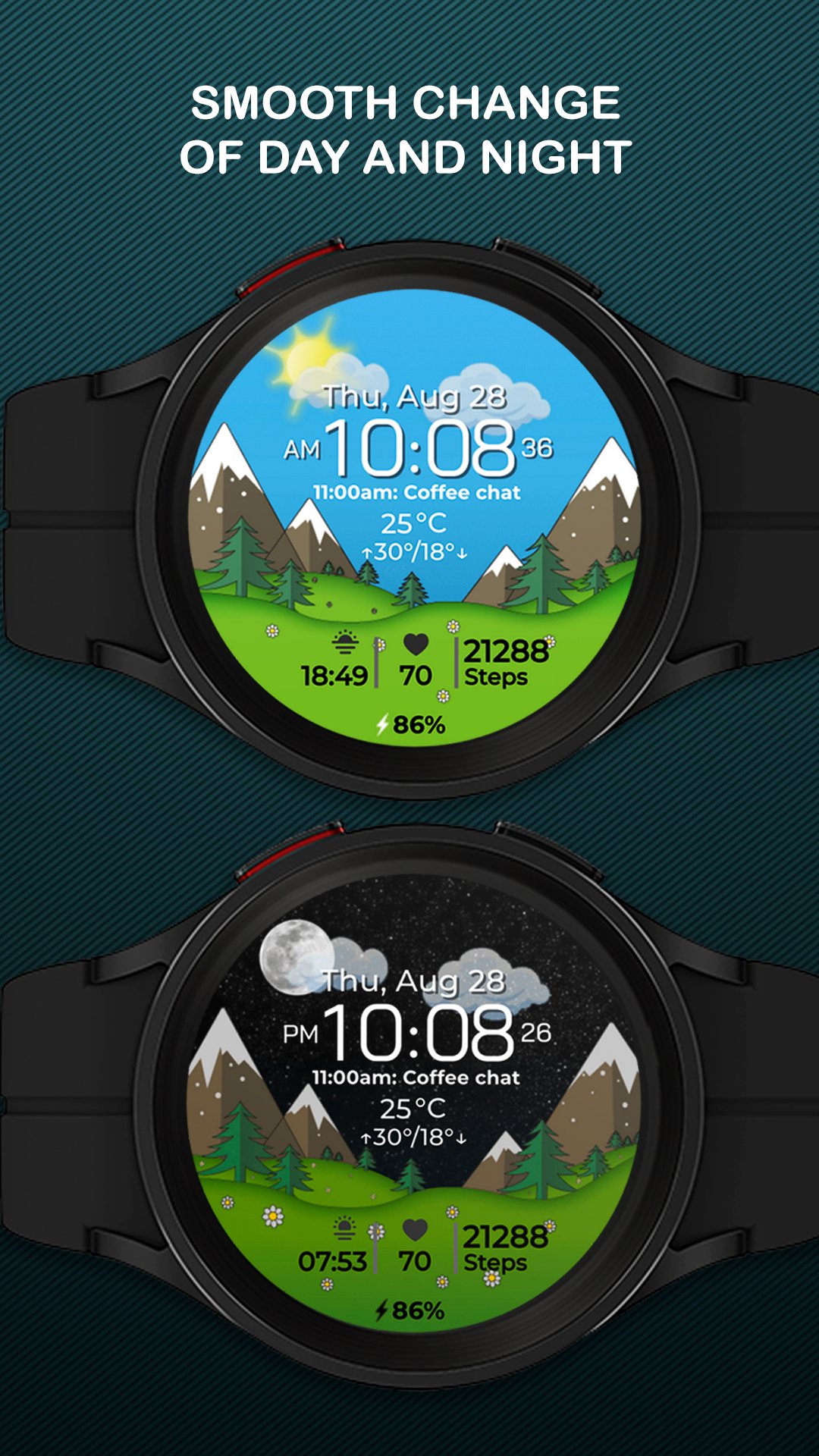 Chester Seasons watch face Android Screenshot 3