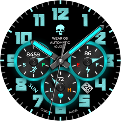 Chronograph Hybrid Wear OS 5+ Android Screenshot