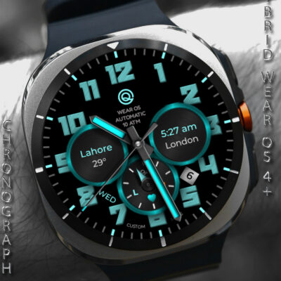 Chronograph Hybrid Wear OS 5+ Android Screenshot 3
