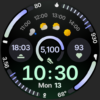 Circle Dashboard Watch Face Android Screenshot