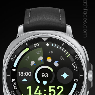 Circle Dashboard Watch Face Android Screenshot 2