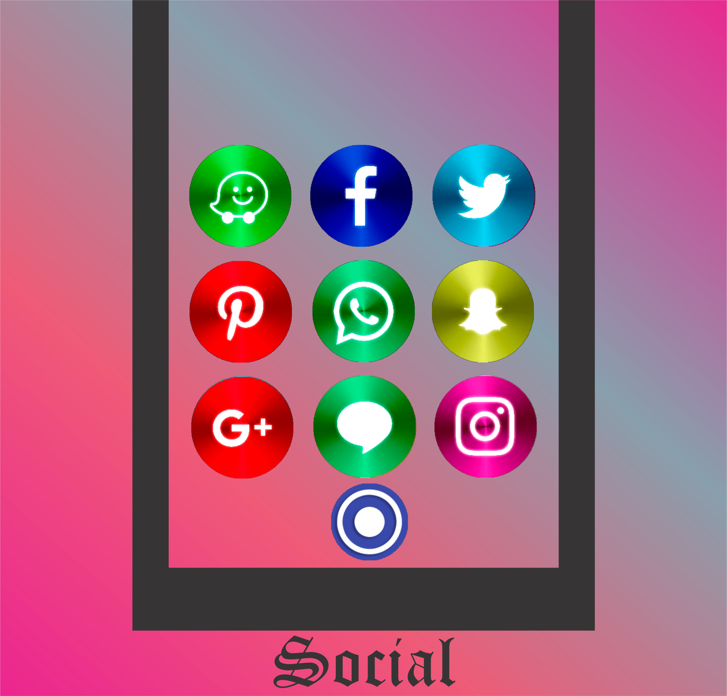 Color Metal - Icon Pack Android Screenshot 3