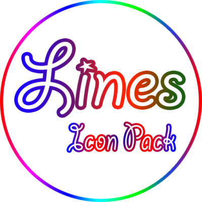 Color lines - Icon Pack Android Screenshot