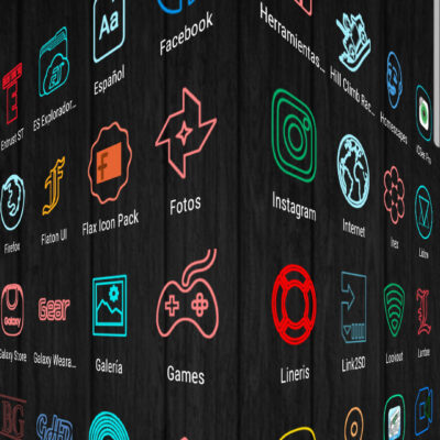 Color lines - Icon Pack Android Screenshot 2