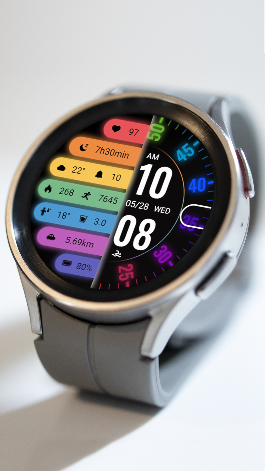 Colorful Turntable ZKin Watch Android Screenshot 4