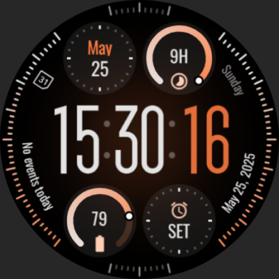 Comet: Watch Face Android Screenshot