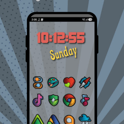 Comics - Cartoon Icon Pack Android Screenshot 2