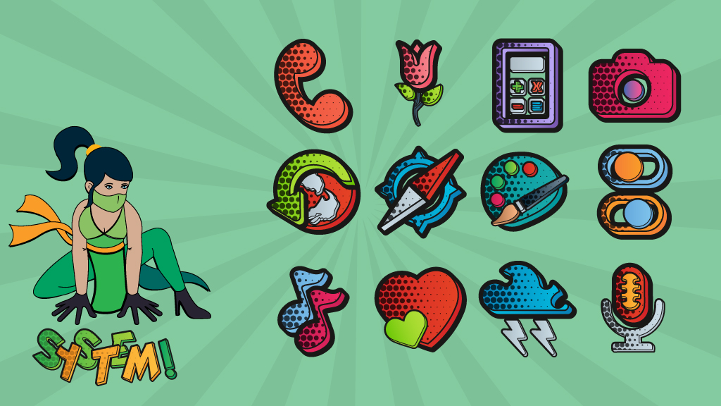 Comics - Cartoon Icon Pack Android Screenshot 3