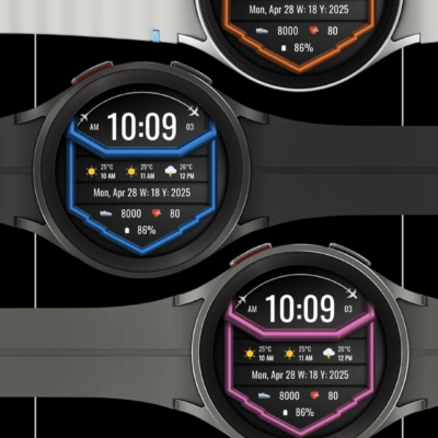 DADAM103: Weather Watch Face Android Screenshot 3